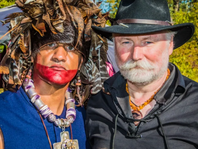 Strong Bear Medicine and Raven