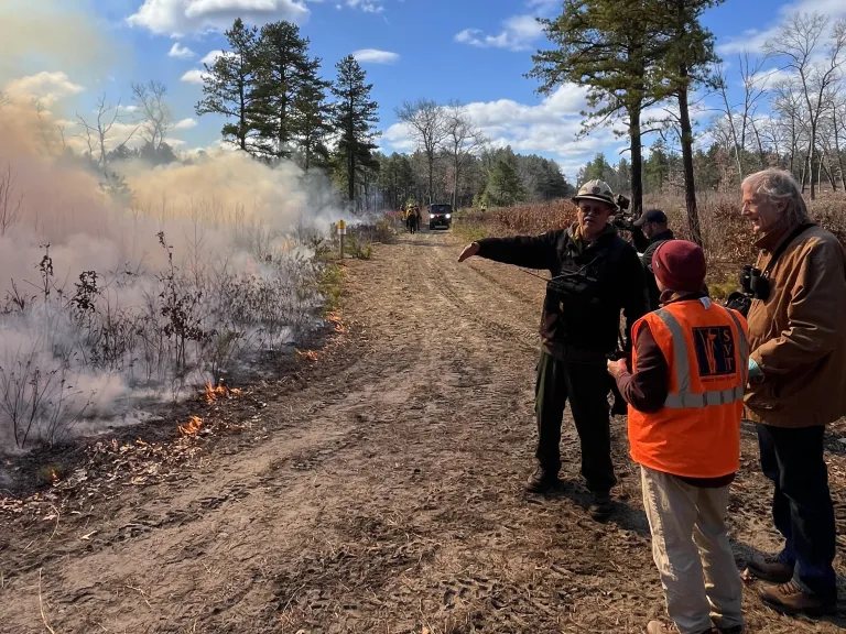 Prescribed Burn at Desert Natural Area, March 27, 2025. Photo by SVT Staff.