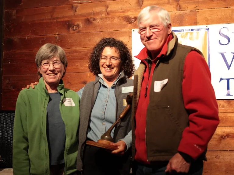 Judy Mack, Laura Mattei, Will Mack, SVT 2014 Annual Meeting. Photo by Simon Vos.
