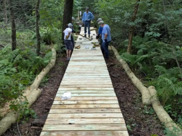 Walkup & Robinson Bridge Replacement August 2025. Photo by SVT Staff.