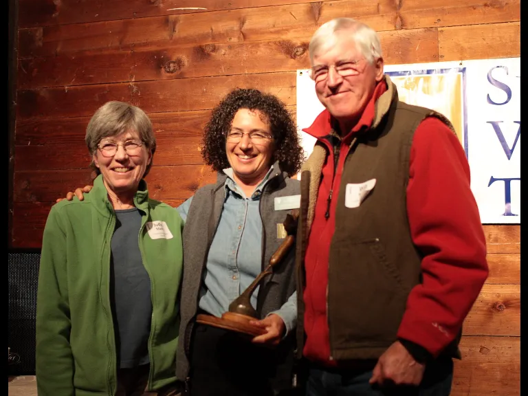 Judy Mack, Laura Mattei, Will Mack, SVT 2014 Annual Meeting. Photo by Simon Vos.