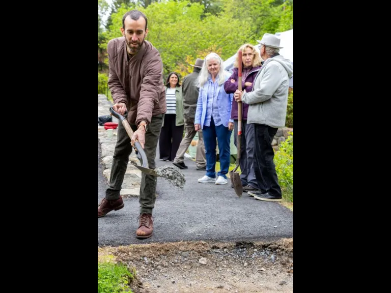 Matt Jennings at the Trail Laying Ceremony. Photo courtesy of Lisa West Photography.