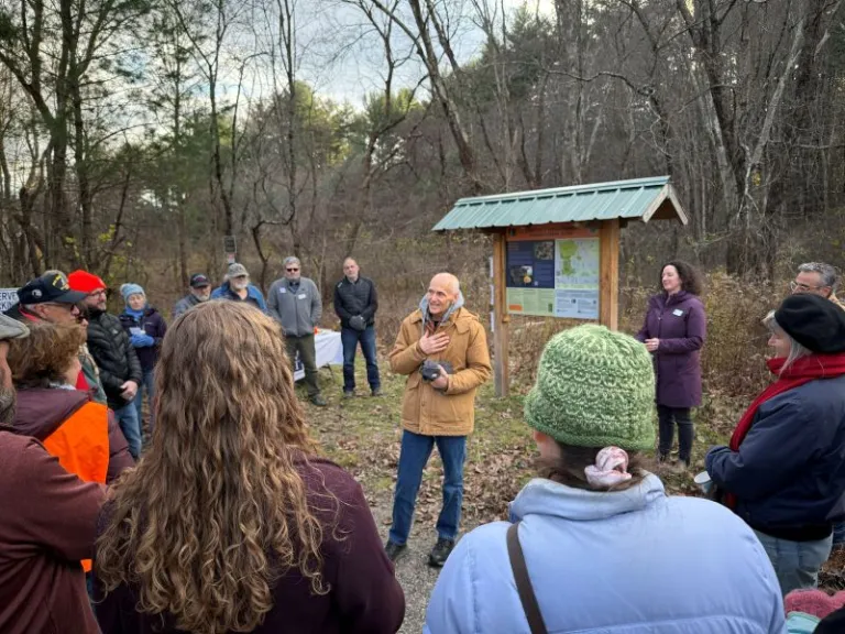 District 9 Schoolhouse Conservation Area Trail-Opening Ceremony. Photo by SVT Staff.