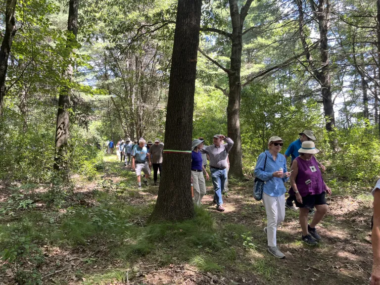 Trail Walk on the New Trail at Clement & Elizabeth H. Moritz Conservation Land