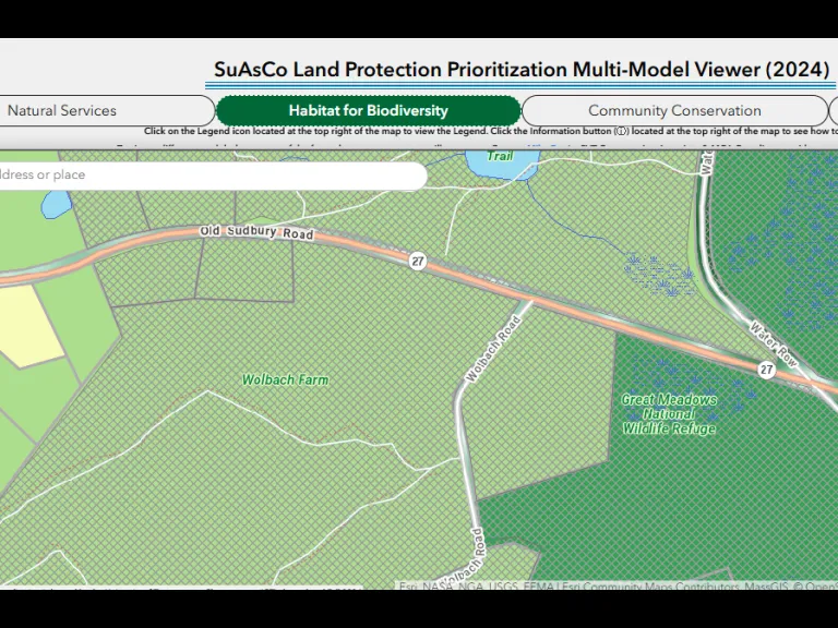 The tool lets users zoom in on individual parcels.