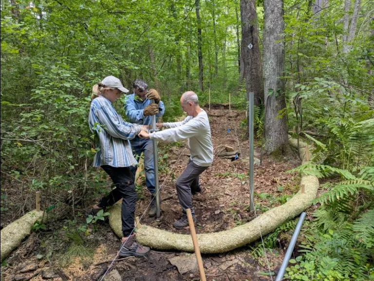 Bridge maintenance at an SVT property.