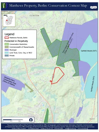 Forty Caves Expansion Map: Matthews Parcel Shown in Red