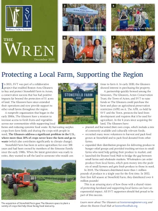 SVT Wren Newsletter, December 2025