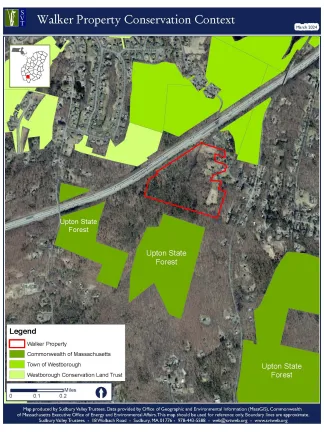 Ellis-Walker, Westborough. Project Map.