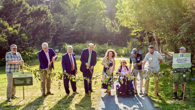 All Persons' Trail Ribbon Cutting, July 24, 2025. Photo by Anushri Mishra.